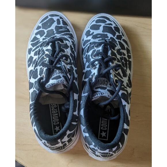 *NEW* Converse Skid Grip OX Animal Print Unisex Low Top Sneakers W7.5 M6 - Picture 7 of 11